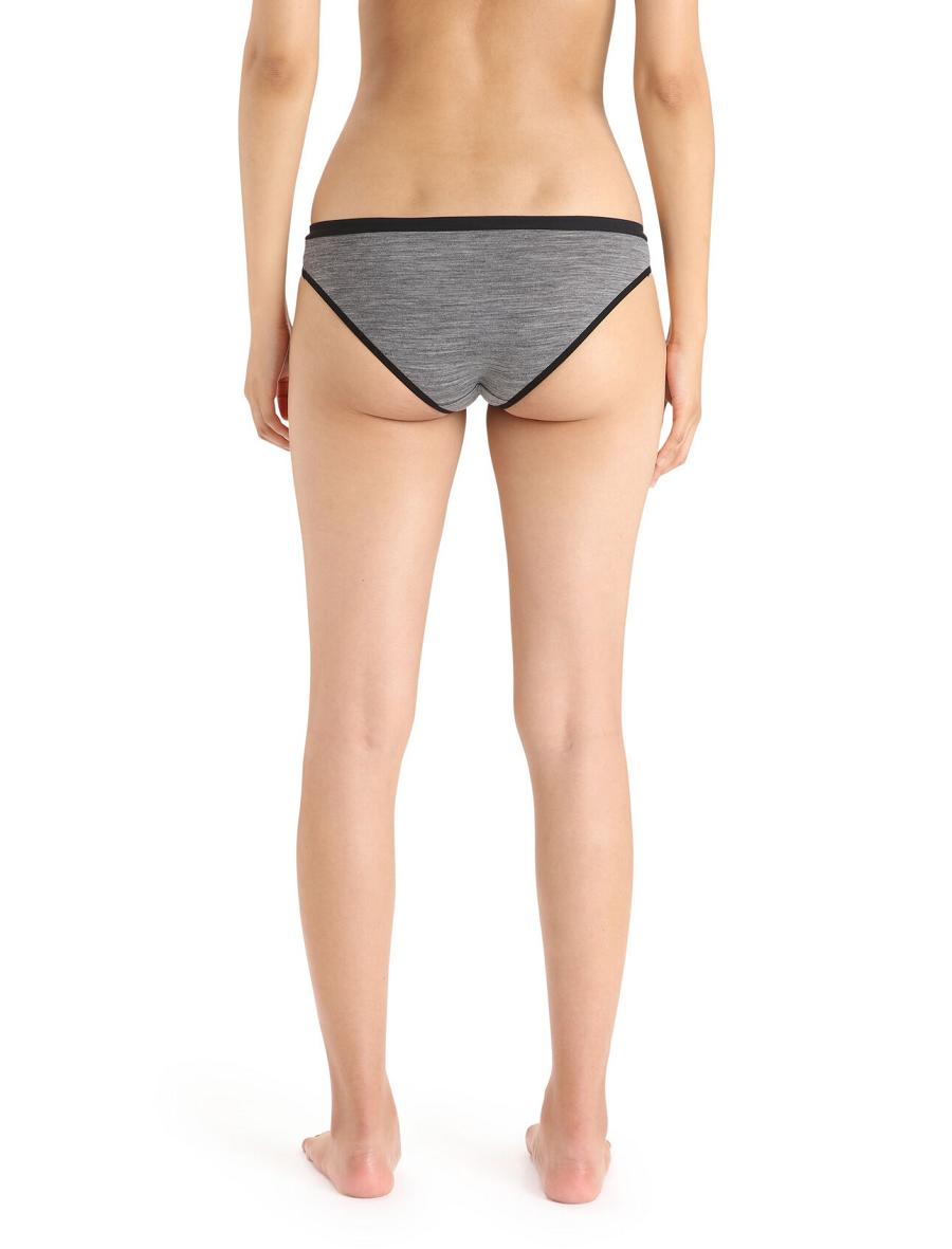 Sous Vêtement Icebreaker Merino Siren Bikini Briefs Femme Grise | FR 1722PJJQ